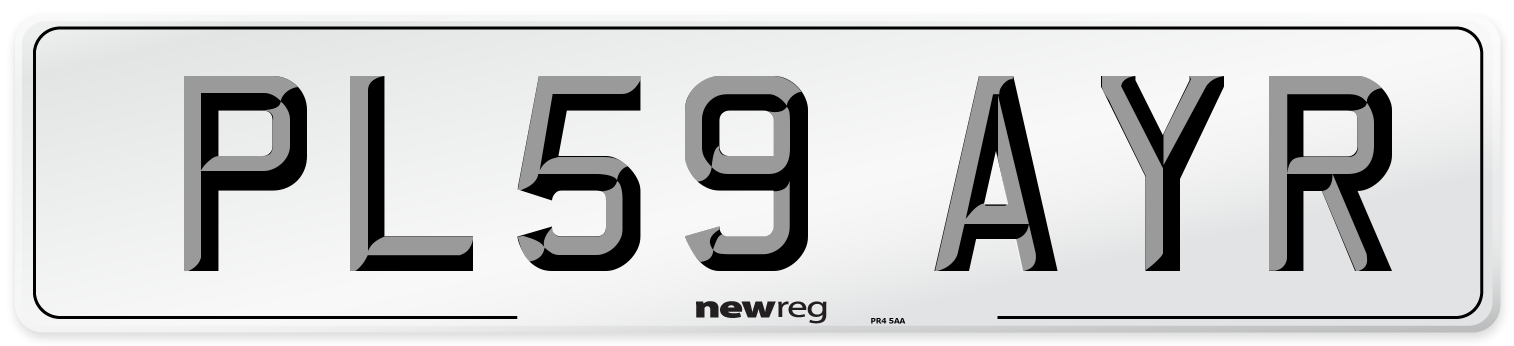 PL59 AYR Number Plate from New Reg